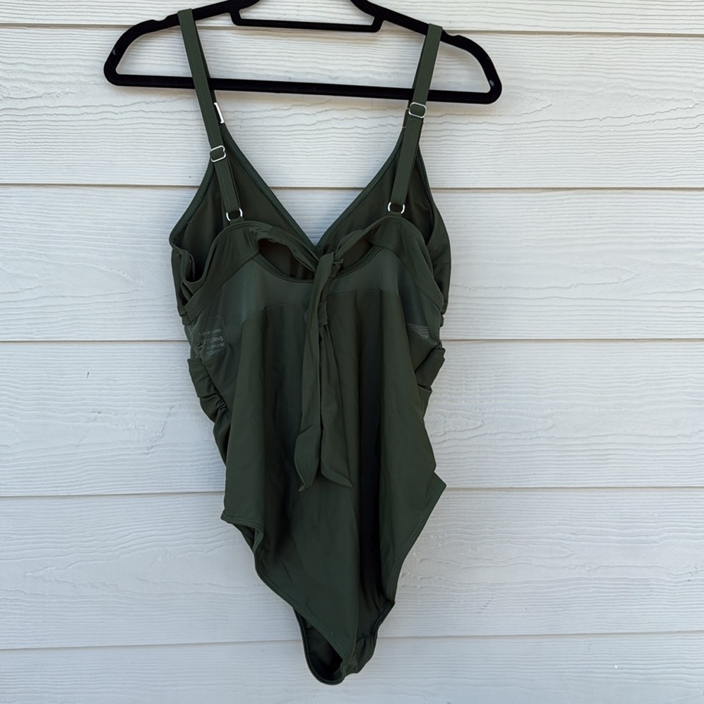 NWT Blooming Jelly 1PC Tummy Control Slimming Full Coverage Mesh Modest Swimsuit - Picture 4 of 8